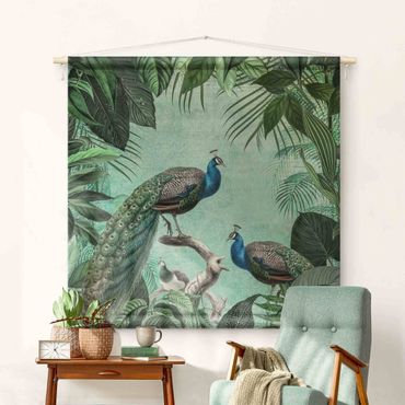 Makatka - Shabby Chic Collage - Noble Peacock