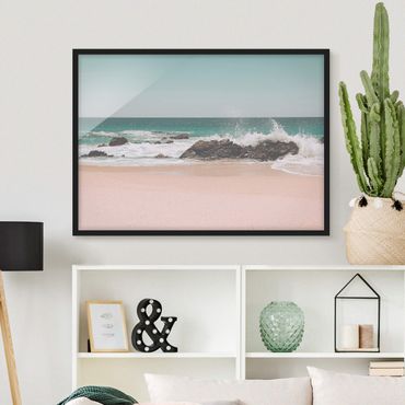 Plakat w ramie - Słoneczna Plaża Meksyk