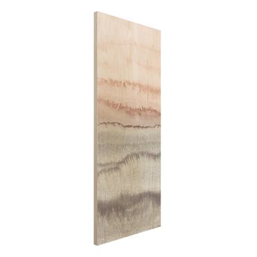 Obraz z drewna - Gra w kolory Dźwięk morza we mgle
