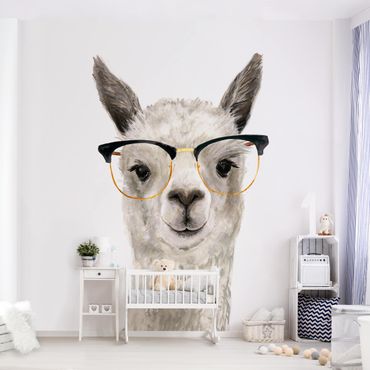 Fototapeta - Hippy Llama w okularach I