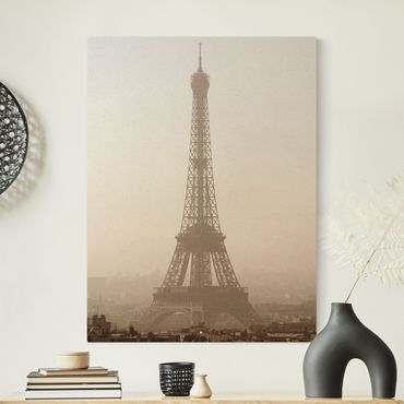 Obraz na naturalnym płótnie - Tour Eiffel
