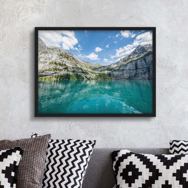 Plakat w ramie - Jezioro Dreamy Mountain
