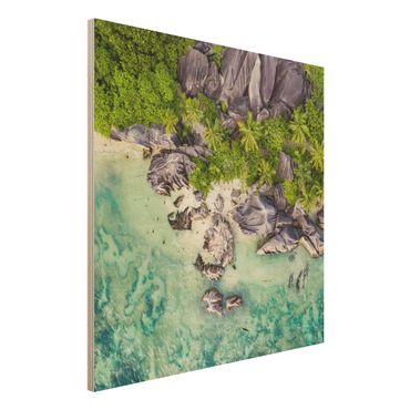 Obraz z drewna - Ukryta Plaża