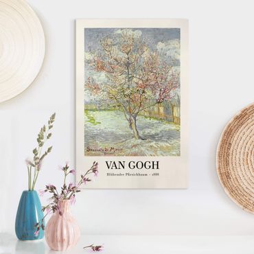 Obraz na płótnie - Vincent van Gogh - Blossoming Peach Tree - Museum Edition - Format pionowy 2x3
