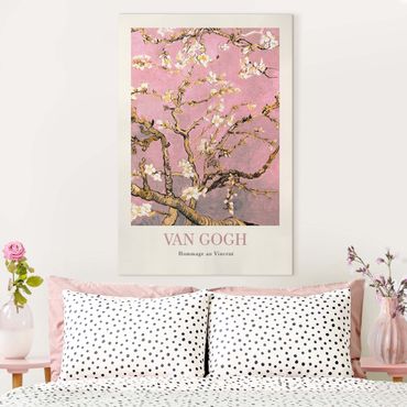 Obraz na płótnie - Vincent van Gogh - Almond Blossom In Pink - Museum Edition - Format pionowy 2x3