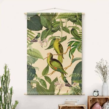 Makatka - Vintage Collage - Parrot In The Jungle