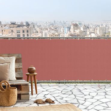 Osłona balkonowa zapewniająca prywatność - Czerwony Vintage