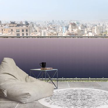 Osłona balkonowa zapewniająca prywatność - Gradient koloru fioletowego