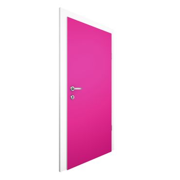 Okleina na drzwi - Kolor różowy