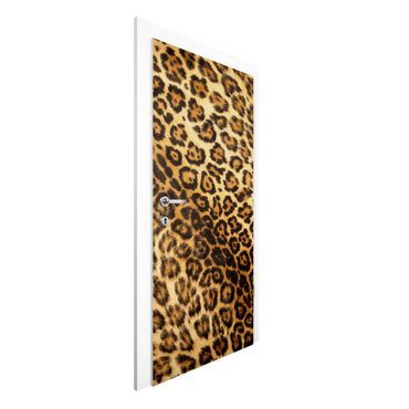 Okleina na drzwi - Skóra jaguara