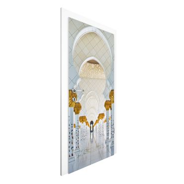 Okleina na drzwi - Meczet w Abu Dhabi