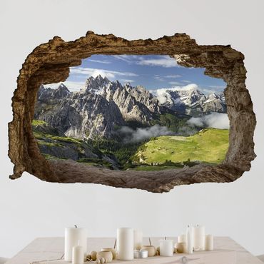 Naklejka na ścianę - Alpy Włoskie
