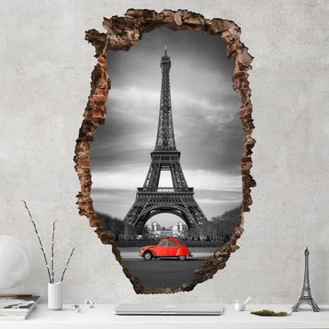 Naklejka na ścianę - Spot na temat Paryża