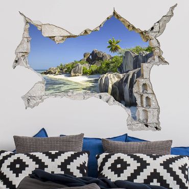 Naklejka na ścianę - Dream Beach Seychelles