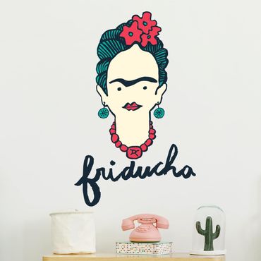 Naklejka na ścianę - Frida Kahlo - Friducha