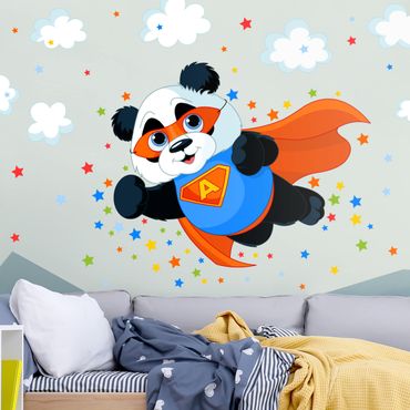 Naklejka na ścianę - Super Panda