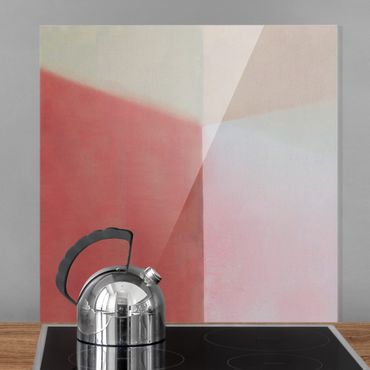 Panel szklany do kuchni - Obszary o ciepłych kolorach