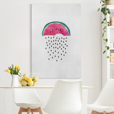 Obraz na płótnie - Deszcz arbuzów