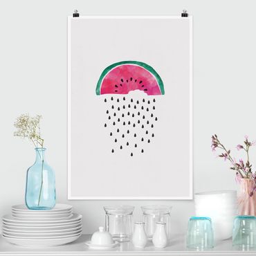 Plakat - Deszcz arbuzów