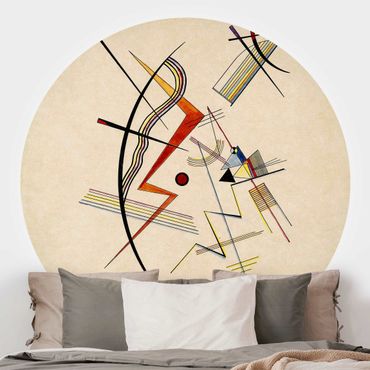 Okrągła tapeta samoprzylepna - Wassily Kandinsky - Roczny prezent