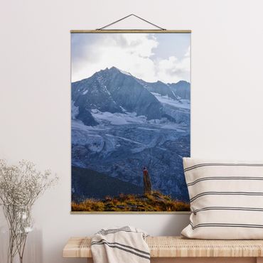 Plakat z wieszakiem - Waymarking w Alpach
