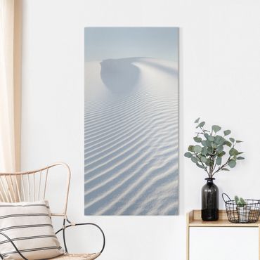 Obraz na płótnie - White dunes without limits II - Format pionowy1:2
