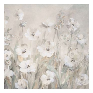 Obraz na płótnie - Białe letnie kwiaty