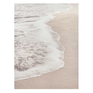 Obraz na płótnie - Fala całuje plażę - Format pionowy 3:4