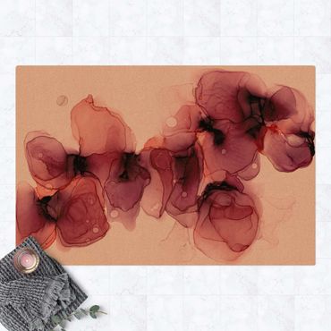 Mata korkowa - Dzikie kwiaty w kolorze purpury i złota