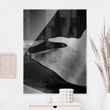 Obraz na szkle - Pustynia - abstrakcyjne wydmy