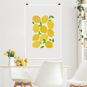 Plakat - Lemony z kropkami