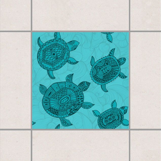 Dekoracja do kuchni Polinezyjskie żółwie morskie