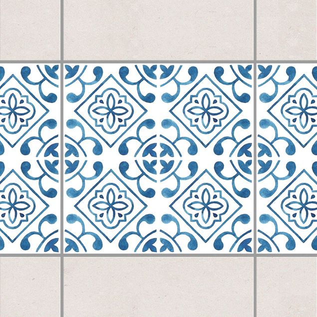 Dekoracja do kuchni Seria wzorów niebiesko-białych Nr 2