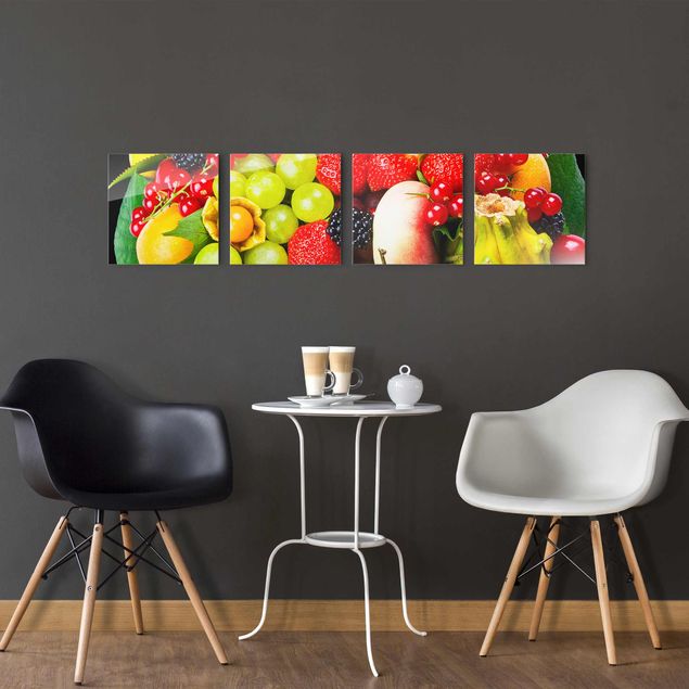 Obrazy na szkle kwadrat Kosz na owoce
