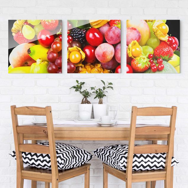 Obrazy z owocami Kolorowe owoce egzotyczne