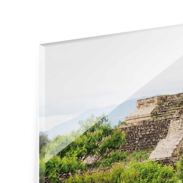 Obrazy na szkle wieloczęściowe Piramidy w Meksyku