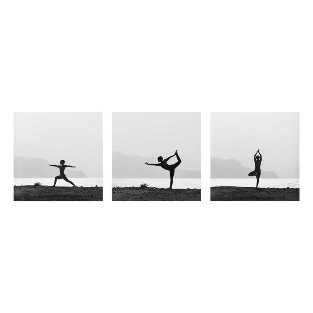 Obrazy na szkle krajobraz Yoga Trio