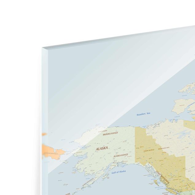 Obrazy do salonu Polityczna mapa świata