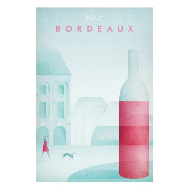 Obraz vintage Plakat podróżniczy - Bordeaux