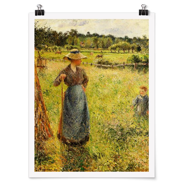 Obrazy impresjonizm Camille Pissarro - Żona hochsztaplera