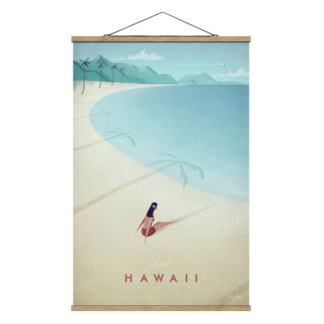 Obrazy z morzem Plakat podróżniczy - Hawaje