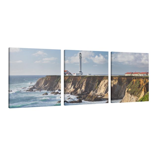 Obrazy z morzem Point Arena Lighthouse California