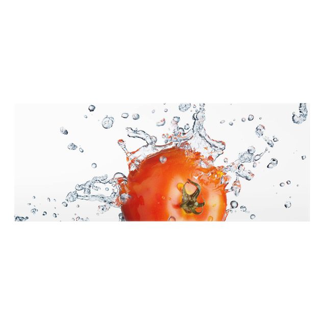 Panel szklany do kuchni - Świeży pomidor
