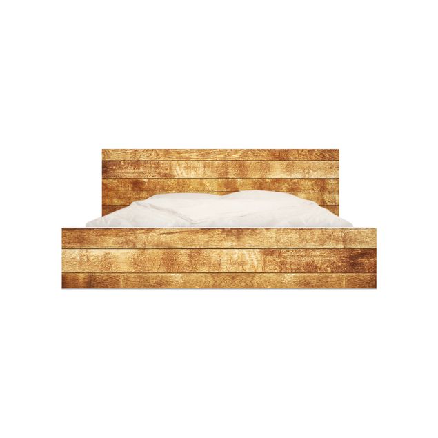 Okleina meblowa IKEA - Malm łóżko 140x200cm - Nordic Woodwall