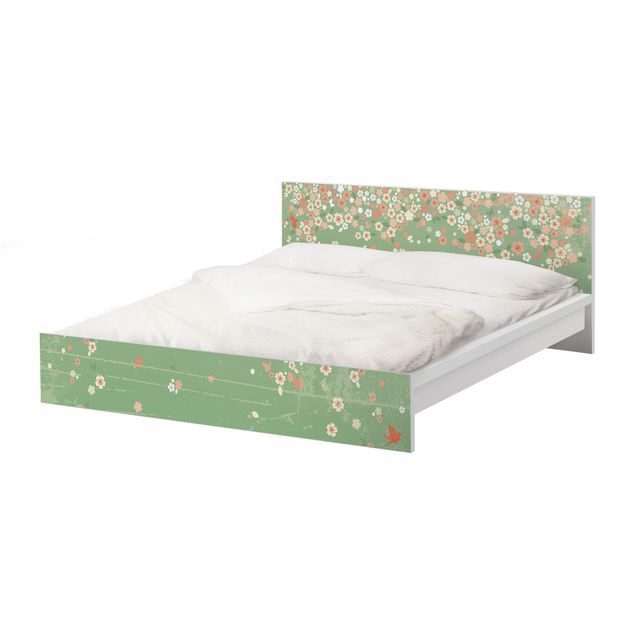 Okleina meblowa IKEA - Malm łóżko 180x200cm - Nr EK236 Tło wiosenne