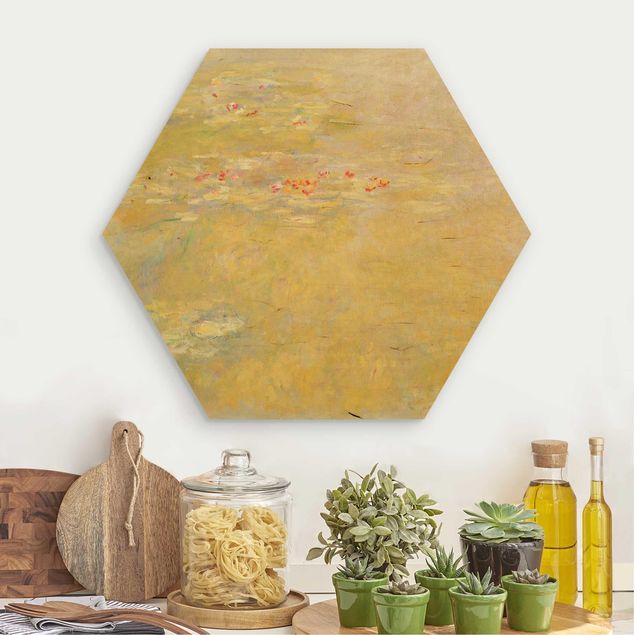Dekoracja do kuchni Claude Monet - Staw z liliami wodnymi