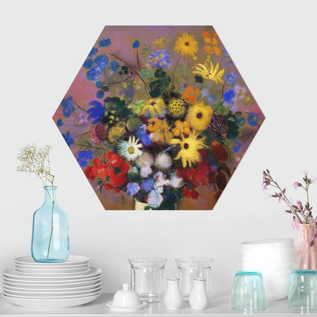 Dekoracja do kuchni Odilon Redon - Kwiaty w wazonie