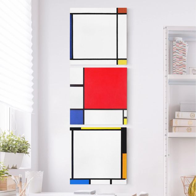 Obrazy do salonu Piet Mondrian - Kompozycje kwadratowe