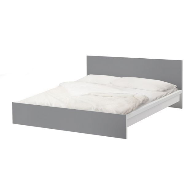Okleina meblowa IKEA - Malm łóżko 140x200cm - Kolor chłodna szarość