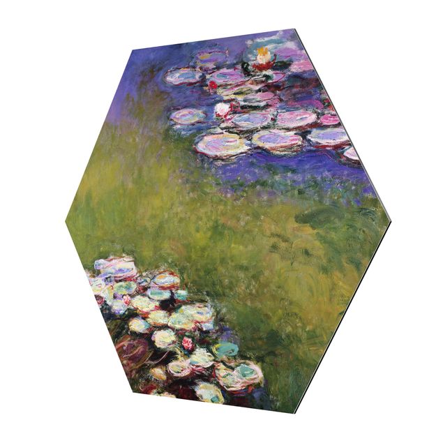 Zielony obraz Claude Monet - Lilie wodne